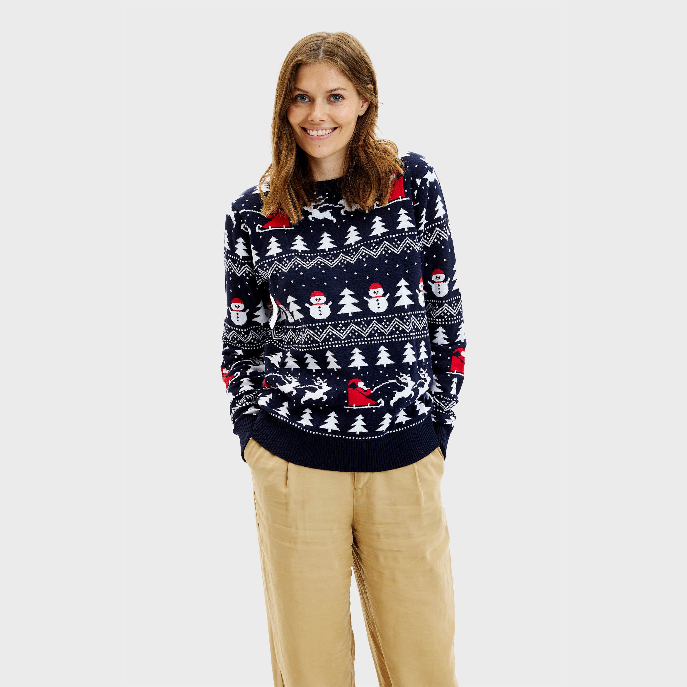 Der Stilvolle Weihnachtspullover - Damen.